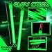 Lewtemi 100 Pack 4 or 6 Bright Glow Sticks Bulk Glow in the Dark Party Supplies Birthday and Holidays 6 InchGreen - Image 4