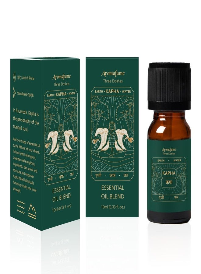 Aromafume Lemongrass & Lavender Ayurveda Essential Oil Diffuser Blend |Kapha Balancing |Kapha Dosha |Aromatherapy Diffuser Oil |Relaxation, Yoga & Stress Relief Gifts |Scents for Home|10ml /0.33 fl oz|Aromafume - Image 1
