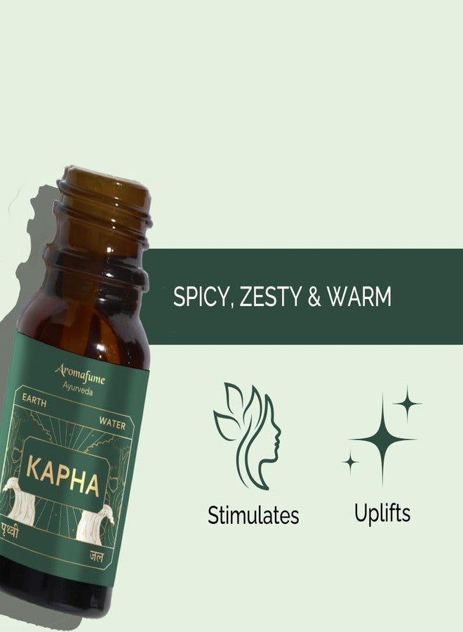 Aromafume Lemongrass & Lavender Ayurveda Essential Oil Diffuser Blend |Kapha Balancing |Kapha Dosha |Aromatherapy Diffuser Oil |Relaxation, Yoga & Stress Relief Gifts |Scents for Home|10ml /0.33 fl oz|Aromafume - Image 2