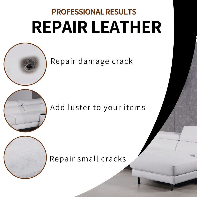 Leather Repair Kit: 6 Colour Adjustable Paste - Safe Oil-free Formula Leather Colour Repair Cream for Car Seats, Sofas, Leather Furniture & Daily Leather Goods - Image 5