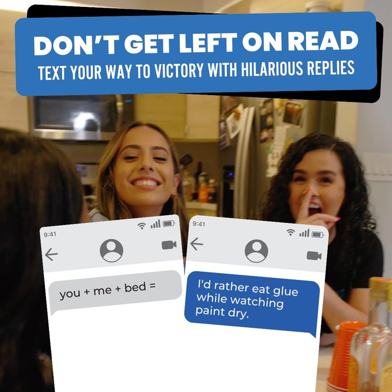 Viral Studios Left on Read - Hilarious Text Message Party Game for Adults | 500 Cards, Fast-Paced Group Fun for Game Nights, Parties, and College Hangouts | Card Set for Friends and Social Gatherings - Image 2