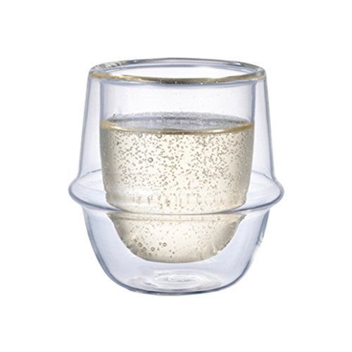 KINTO 23104 KRONOS Double Wall Espresso Cup, 2.8 fl oz (80 ml), Heat Resistant Glass, Microwave and Dishwasher Safe, Gift Present - Image 3