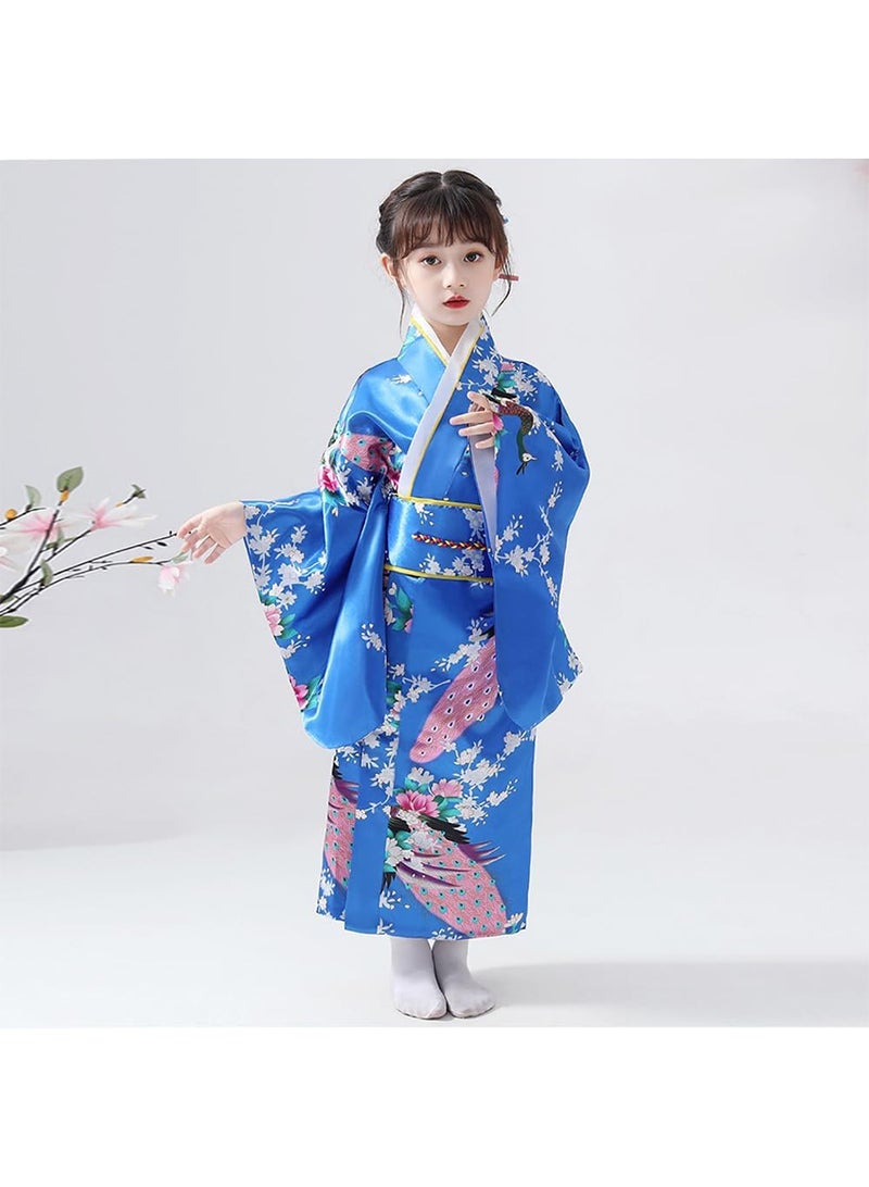 Japanese Traditional Dress Kimono Robe for Kid Girls costume suit - Image 4