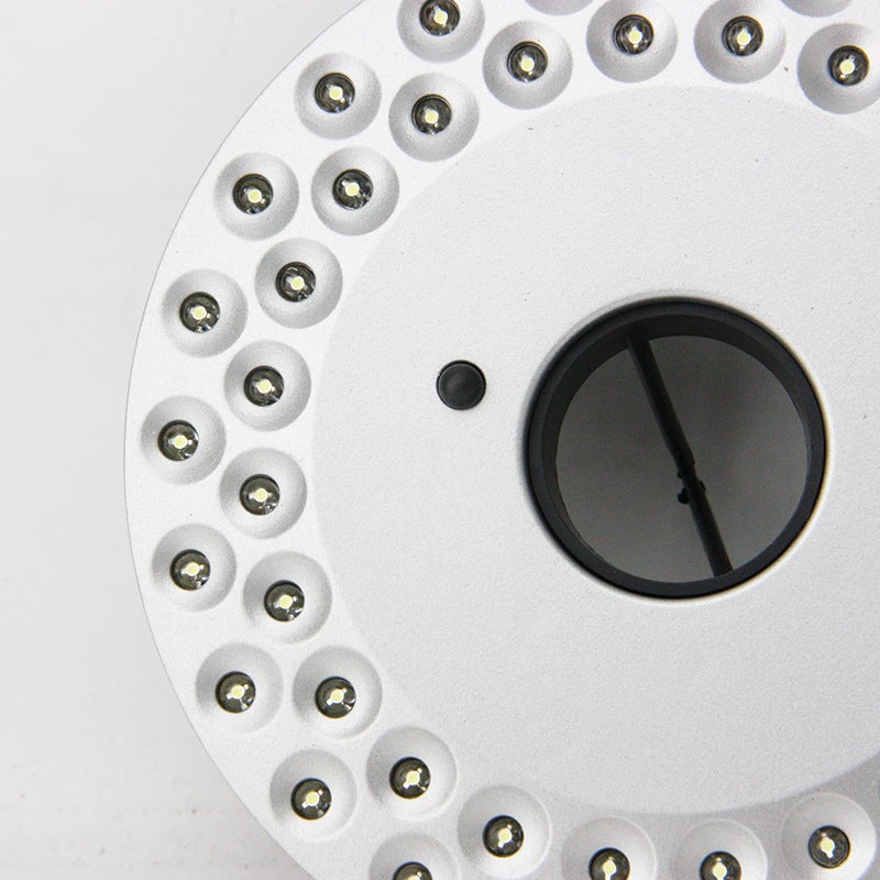 Outdoor camping adventure 48LED disc light umbrella light camping light tent light emergency light three-speed lighting(24 4 BLACK WHITE LIGHT) - Image 4
