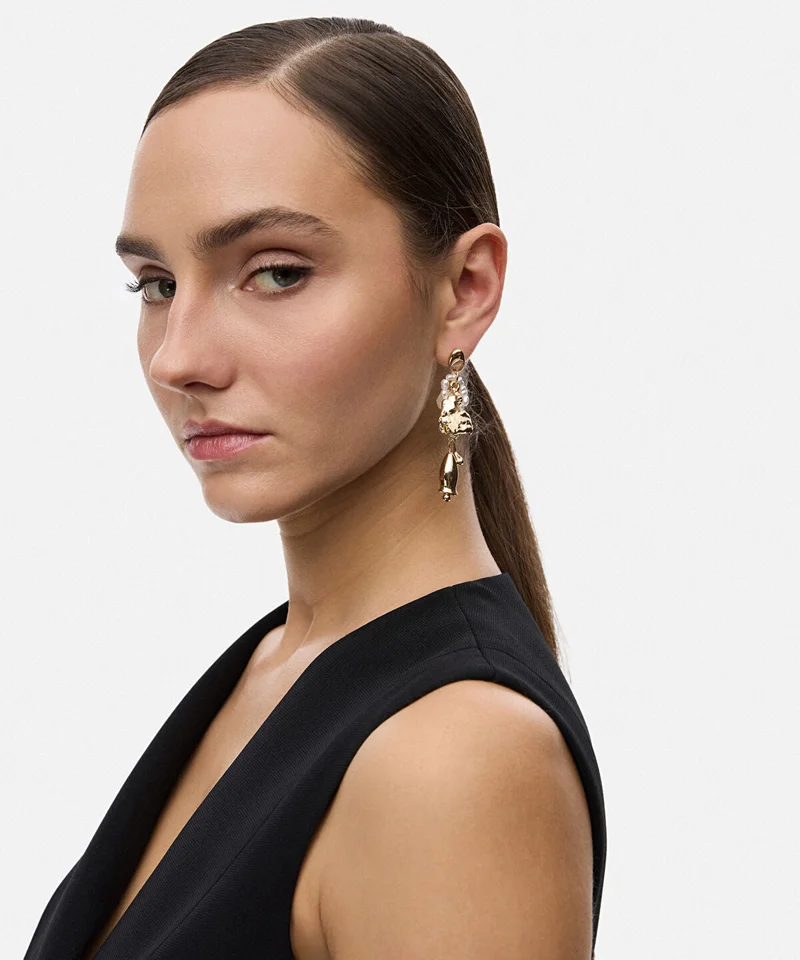 Ipekyol Faux Pearl Embellished Earrings Set