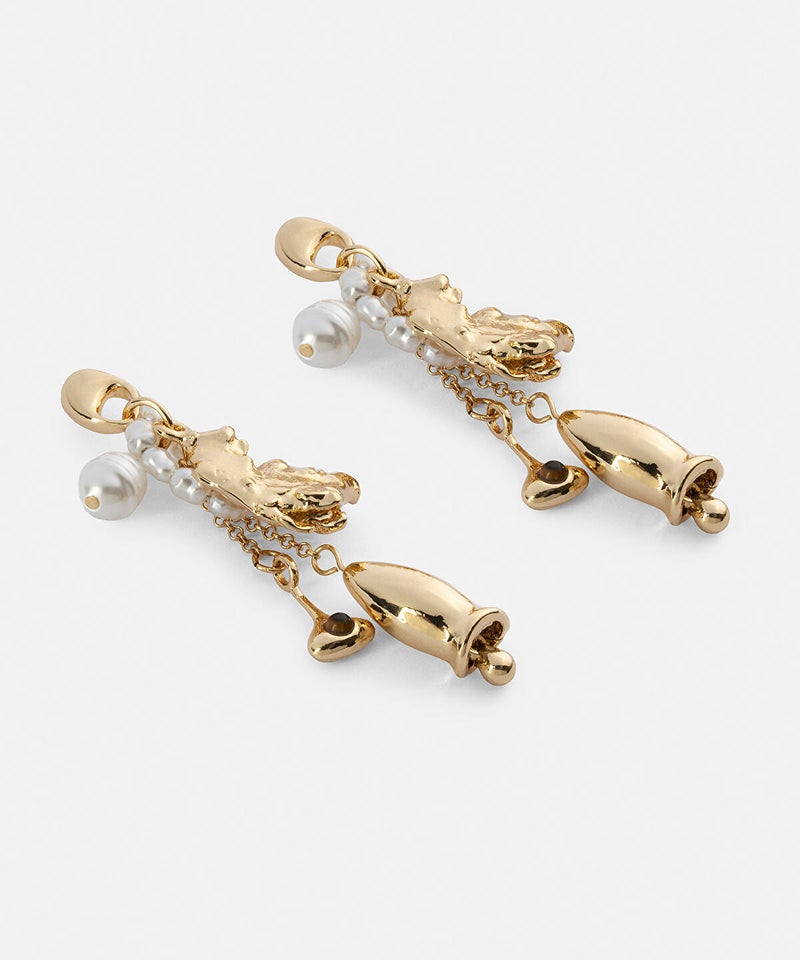 Ipekyol Faux Pearl Embellished Earrings Set - Image 3