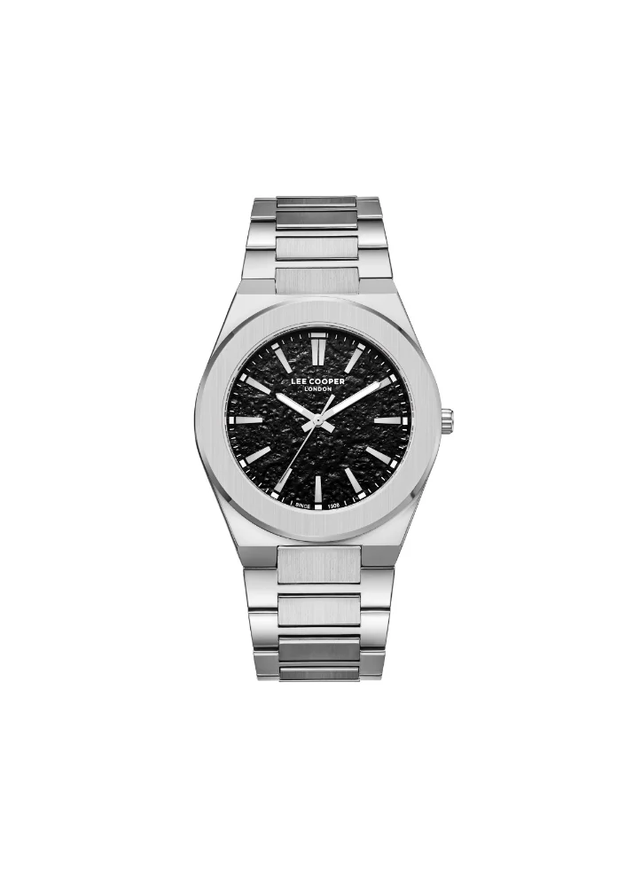 Lee Cooper Men's Analog Display Watch With Silver Metal Strap - LC08054.350