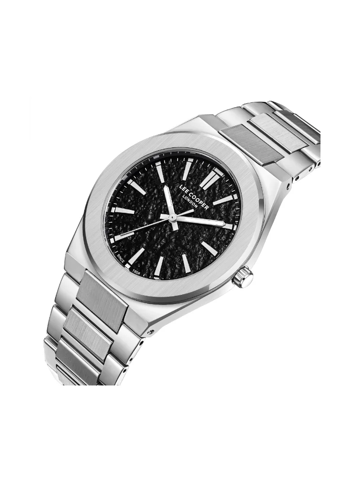Lee Cooper Men's Analog Display Watch With Silver Metal Strap - LC08054.350