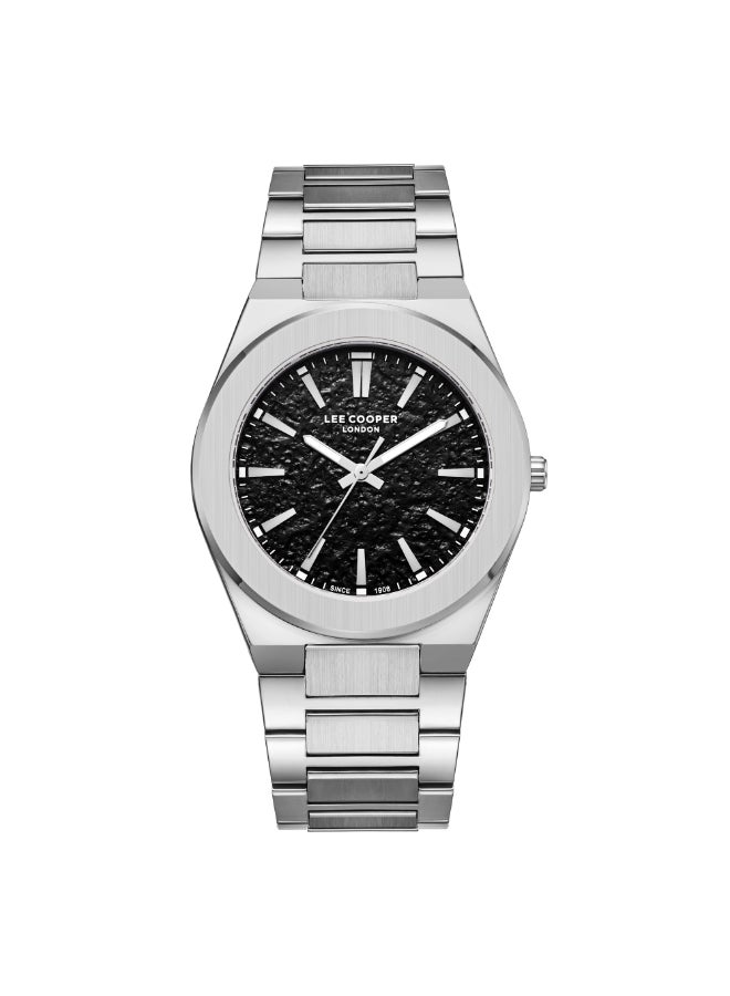 لي كوبر ساعة يد رجالية معدنية بعقارب . -  مم - Image 1