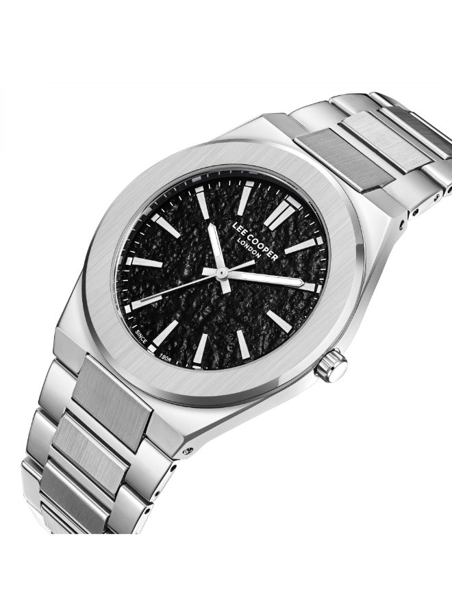 لي كوبر ساعة يد رجالية معدنية بعقارب . -  مم - Image 2