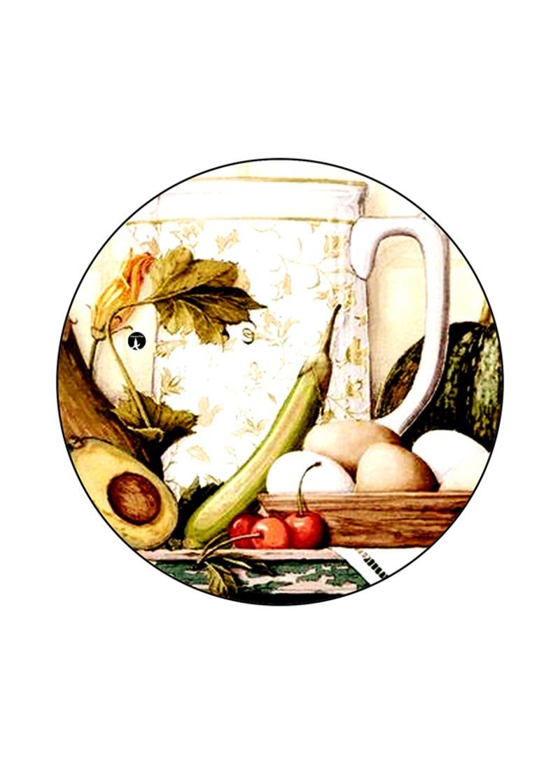 Food Printed Mouse Pad Multicolor