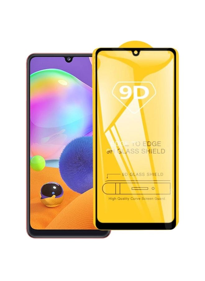 HuHa Screen Protector For Samsung Galaxy A31 9D Full Glue Full Screen Tempered Glass Film 