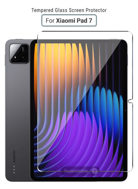 Xiaomi Pad 7 Tempered Glass Screen Protector – High Transparency, Delicate Touch, Anti-Explosion, Smooth Arc Edges, Easy Installation, Screen Protector for Xiaomi Pad 7