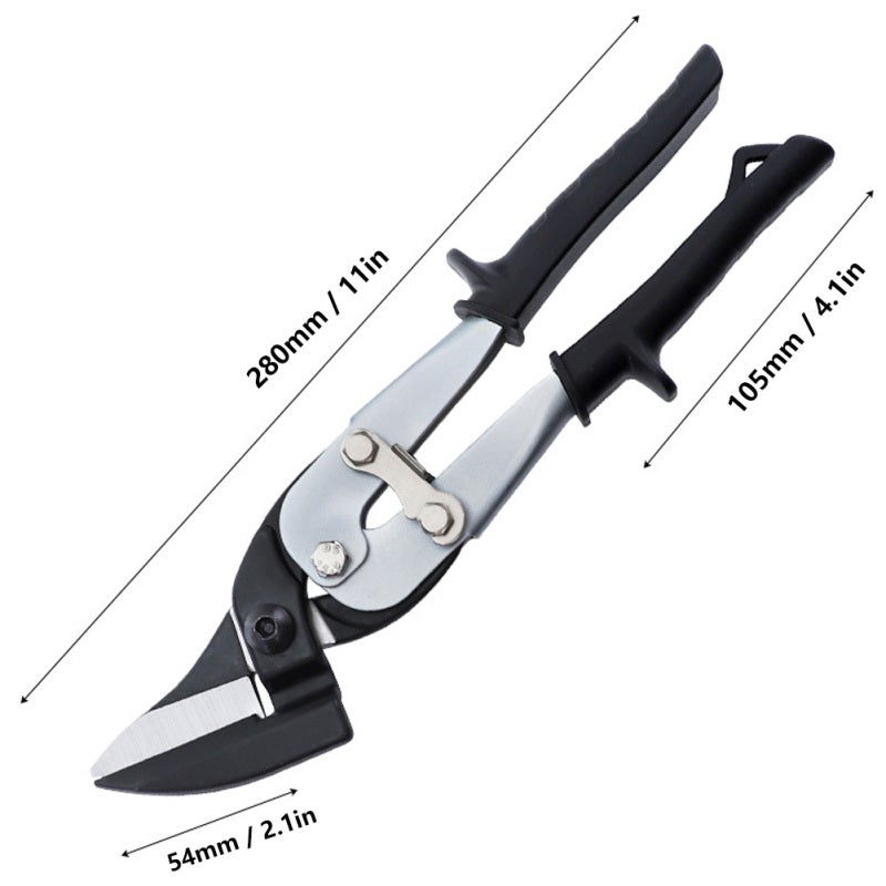 10in Iron Sheet Scissors Heavy Duty Industrial Chromium Molybdenum Steel Cutter Hand Tool - Image 5