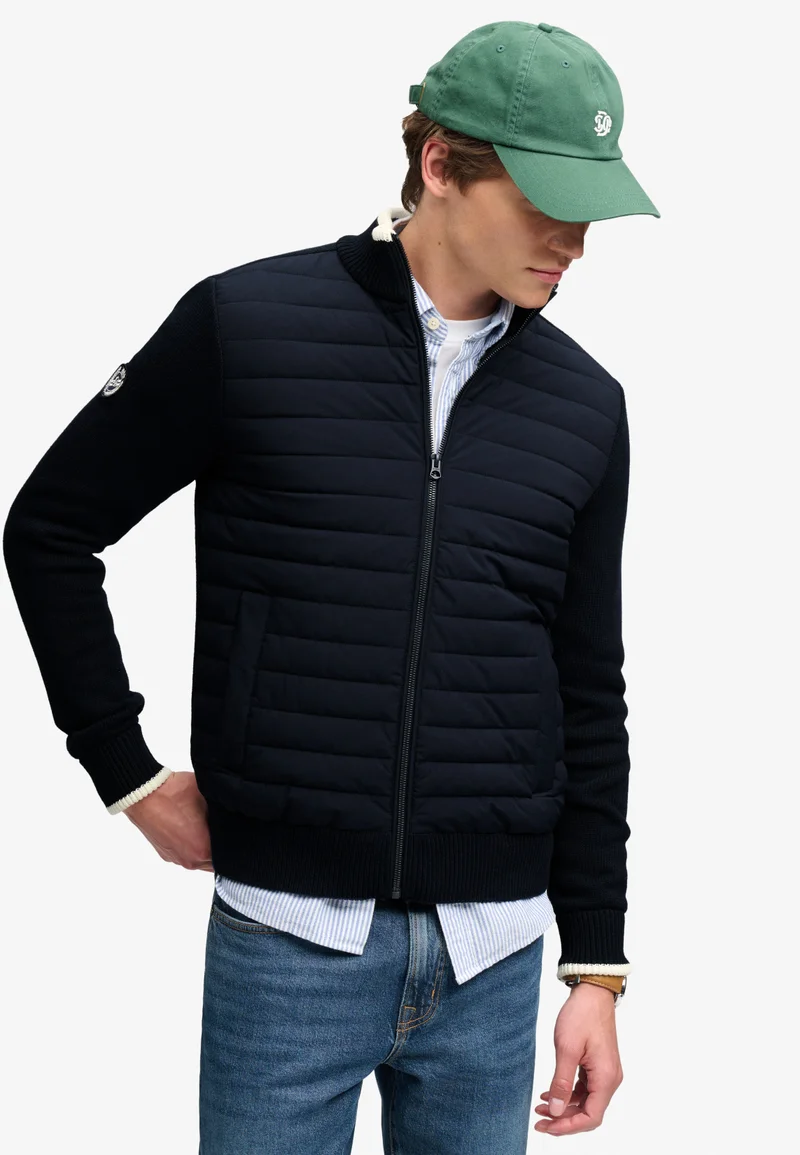 Superdry  Straight Baffle Hybrid Jacket for Men | Best Price UAE