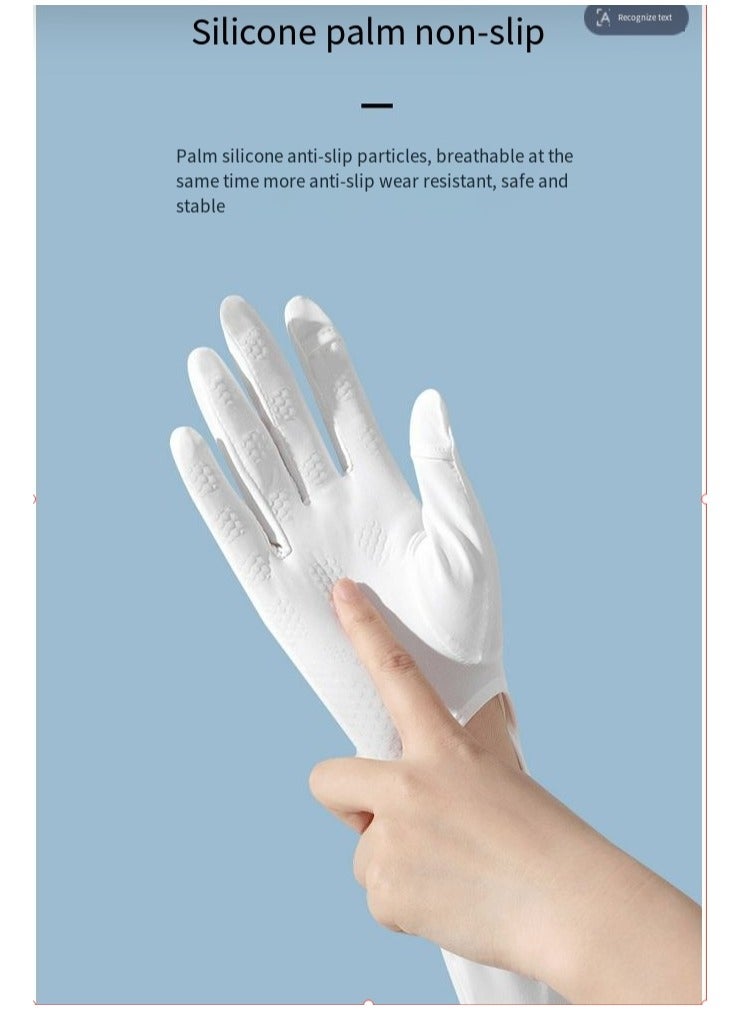 عام أكمام طويلة من النايلون للحماية من الشمس بسيطة صيفية خارجية للرجال والنساء، أكمام جليدية مضادة للأشعة فوق البنفسجية تناسب ركوب الدراجات - Image 5