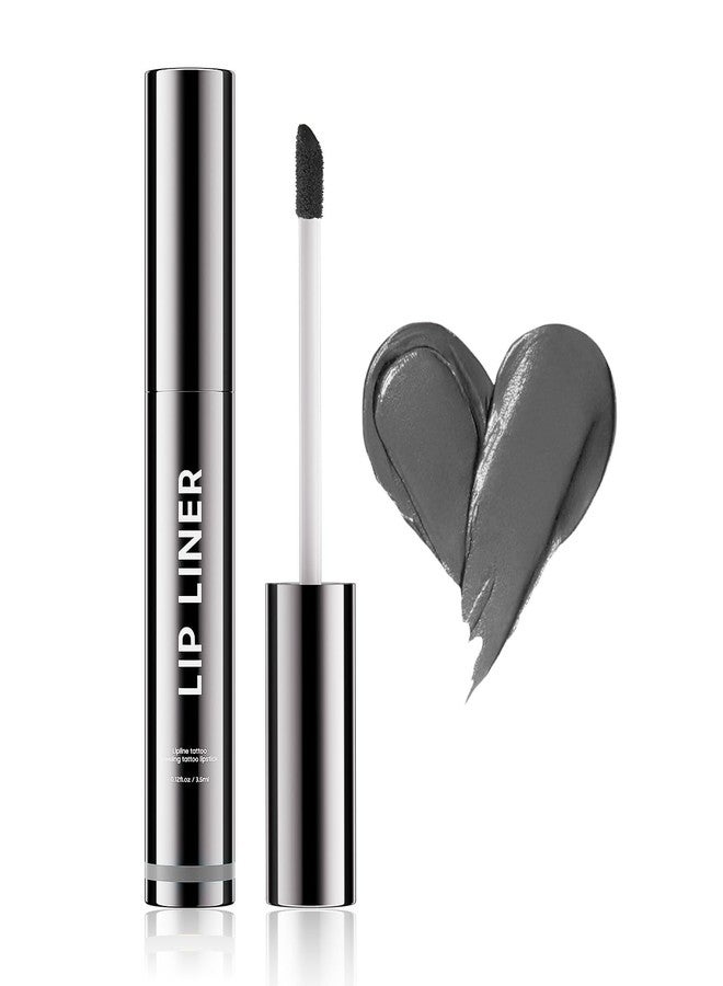OETUIOW Lip Stain Long Lasting & Waterproof Lip Liner, Non-Stick Cup Highly Pigmented Natural Finish, Lip Gloss for All-Day Color Hold (Black) - Image 1