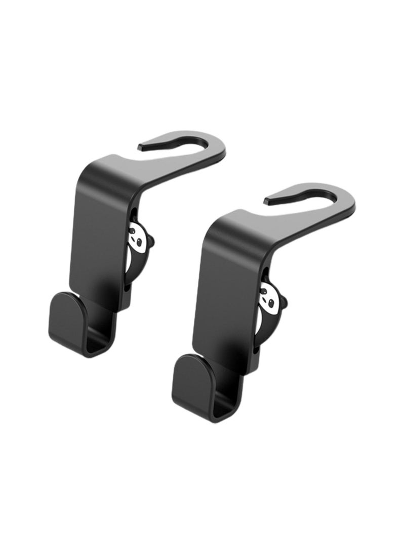 SYOSI Car Headrest Hook 2 Pcs, Multifunctional Car Seat Hooks, Purse Hook for Car, Auto Headrest Hidden Hooks, Hooks for Car Seat Headrest, Universal for Handbag Purse Backpacks Bags and Groceries  - Image 1