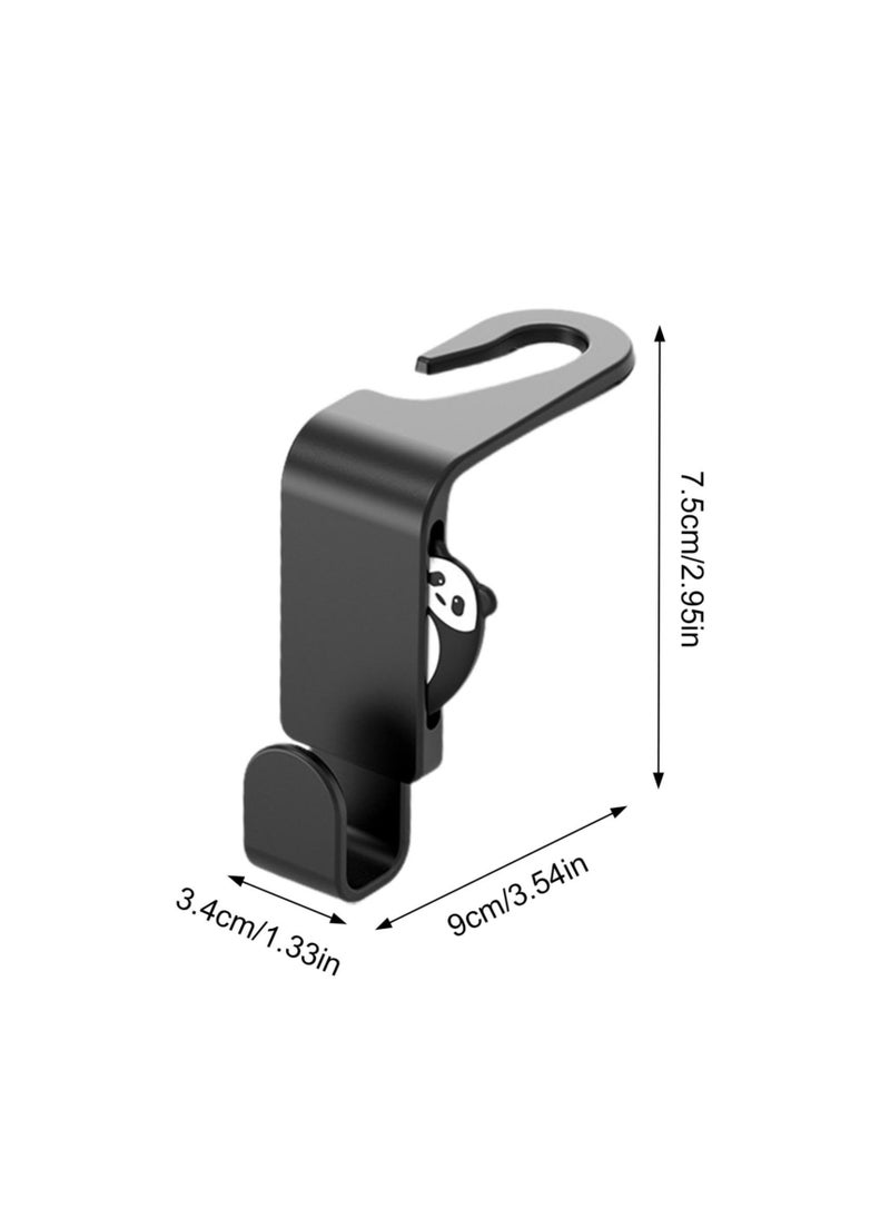 SYOSI Car Headrest Hook 2 Pcs, Multifunctional Car Seat Hooks, Purse Hook for Car, Auto Headrest Hidden Hooks, Hooks for Car Seat Headrest, Universal for Handbag Purse Backpacks Bags and Groceries  - Image 2