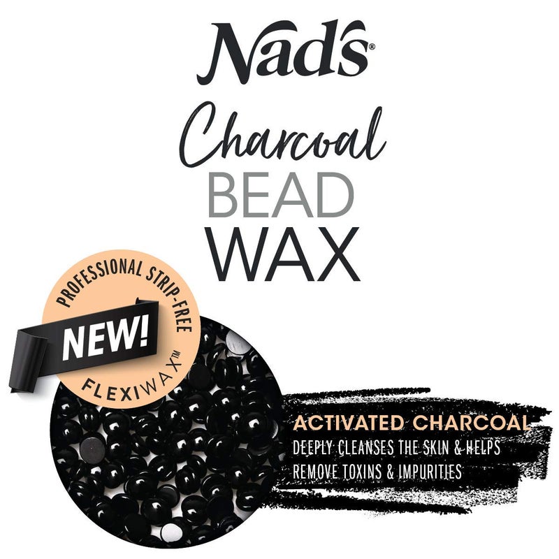 Nad's Hard Wax Beans Activated Charcoal Waxing Kit, Wax Beads Hair Removal for Women, 1 Count - Image 4