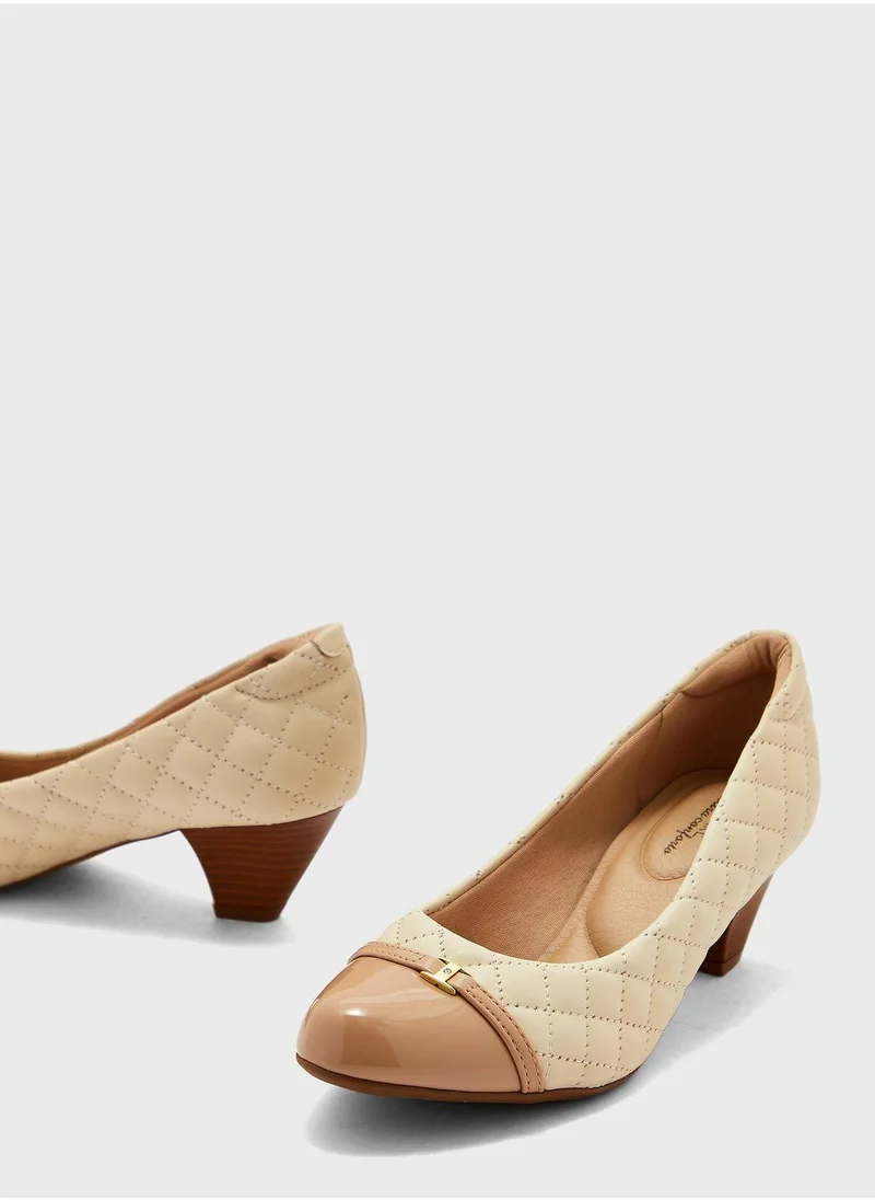 MODARE Antonella Pointed Toe Mid-Heel Pumps
