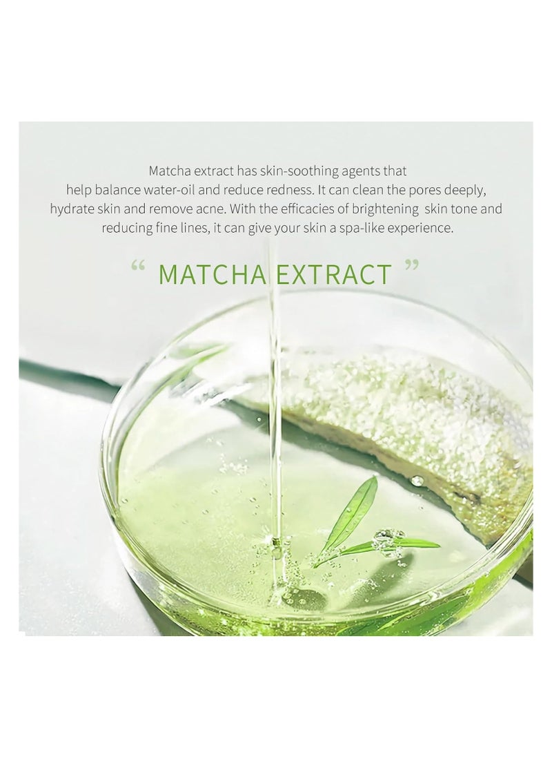 SYOSI - 12 PCS Organic Green Tea Clay Mask, Deep Cleanse Clay Face Mask Pack, Natural Plant Extract, Cleansing Moisturizing, Acne Treatment & Oil Control Mud Mask, Vegan Face Masks Skincare, All Skin Types - Image 1
