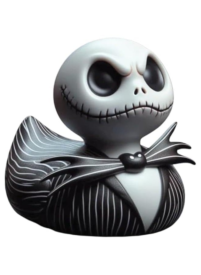 Classic Horror Movie Character Duck,3D  Horror Movie Ducks,Handmade Horror Figures  Duck,for Spooky  Home Desk Car Ornaments Car Décor Accessories (G) - Image 1