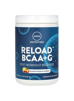 MRM Nutrition MRM Nutrition, Reload BCAA+G, Post-Workout Recovery, Island Fusion, 11.6 oz (330 g)  - Image 1
