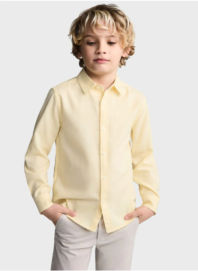 مانجو Kids Essential Slim Fit Shirt