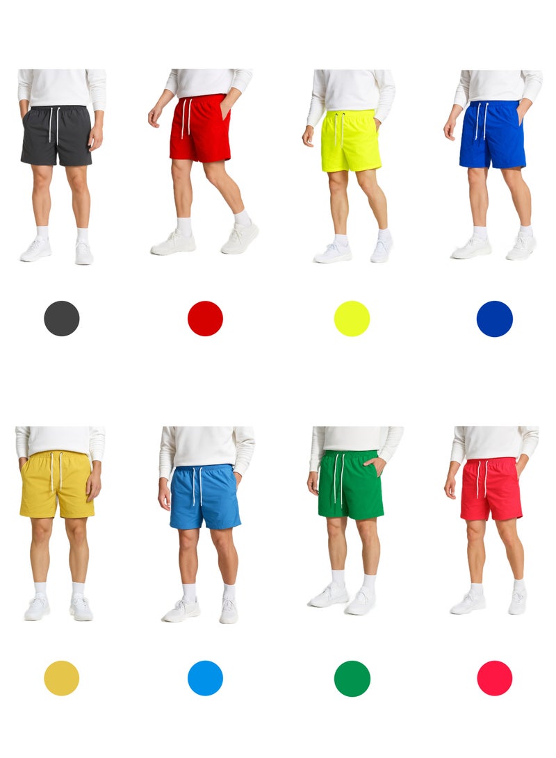 OGS 8-Piece Shorts Pack – Multi Colors (Size: L) - Image 1