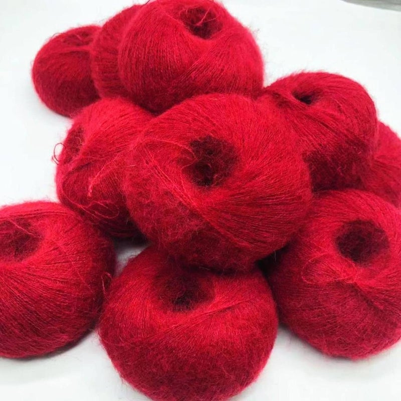 Yarn,Yarn for Crocheting, 12pcs/Lot Wool Yarn for Hand Knitting Crocheting Alpaca Yarn to Knit Wool Crocheted Nylon Yarn DIY Thread Needlework(Sapele) - Image 3