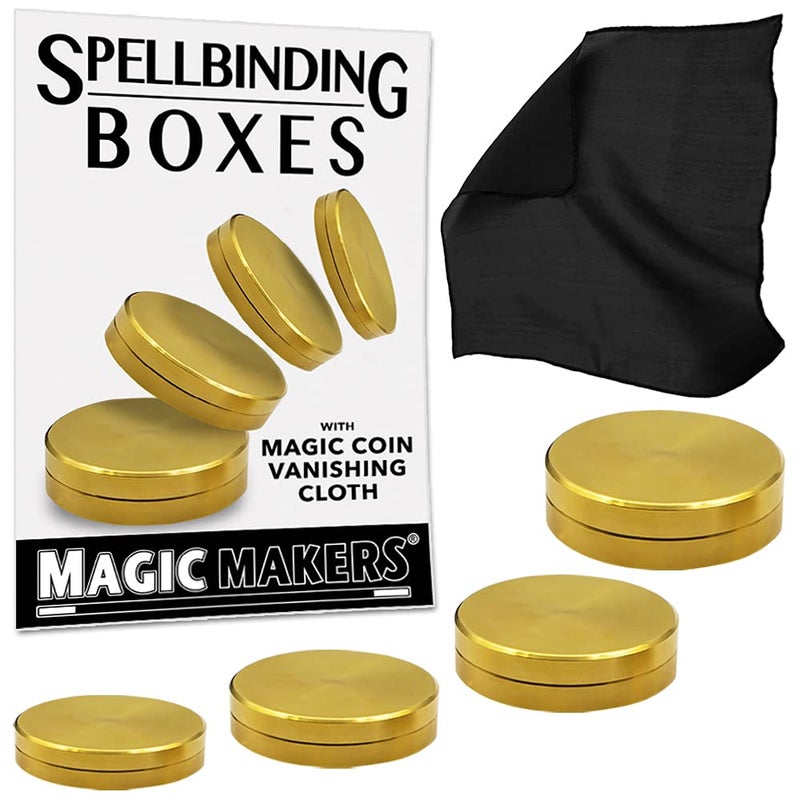 Magic Makers Spellbinding Boxes - Professional Vanishing Cloth Included - Image 5