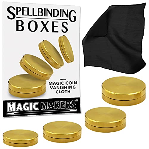 Magic Makers Spellbinding Boxes - Professional Vanishing Cloth Included - Image 1