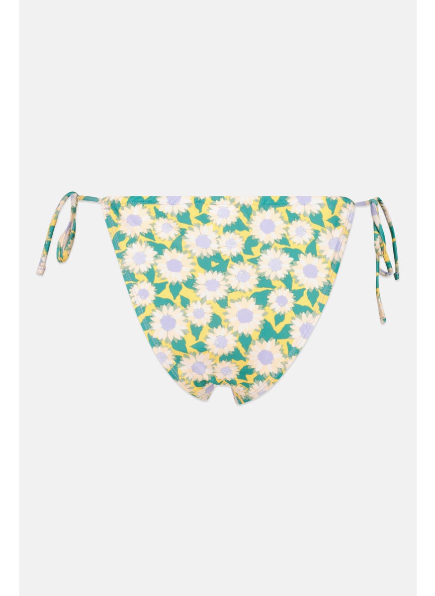 Lefties Women Floral Print Bikini Bottom, Multicolor  - Image 2