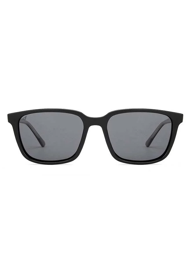 فينسينت تشيس نظارة شمسية ميراج بإطار كامل وايفارير مستقطبة وحماية من الأشعة فوق البنفسجية   -  مم - أسود