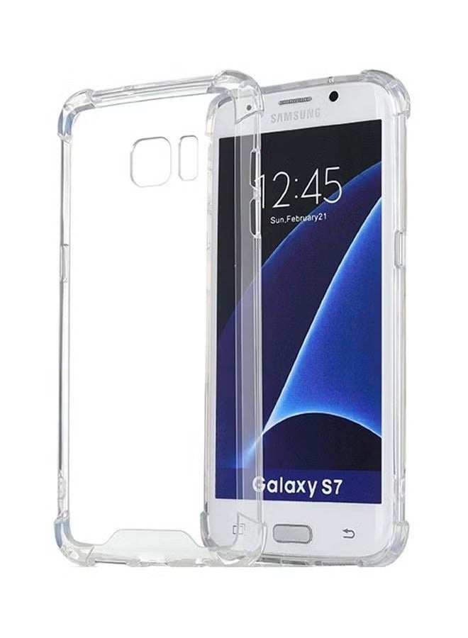 Raxoom Protective Case Cover For Samsung S7 Edge Clear - Image 1