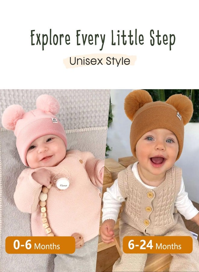 FURTALK Baby Beanie Infant Newborn Toddler Winter Hat Double Pom Pom Warm Knit Cap for Girls Boys - Image 5
