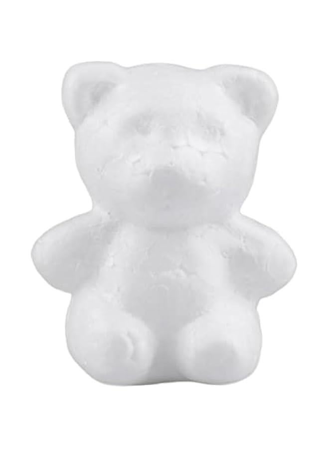 20Pcs Craft Foam - Animal Bear Shaped Foam for Craft,  Tree, Table Centerpiece, White Polystyrene Foam - Image 4