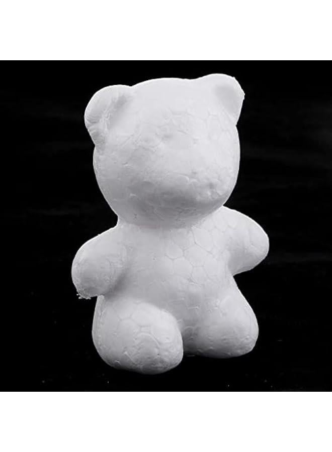 20Pcs Craft Foam - Animal Bear Shaped Foam for Craft,  Tree, Table Centerpiece, White Polystyrene Foam - Image 5
