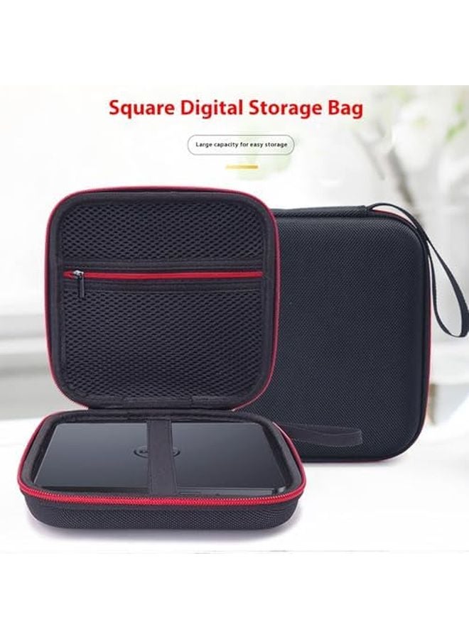 Black Shockproof Hard Case Travel Organizer for External Hard Drives - Image 3