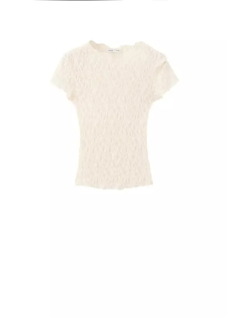 Short-Sleeve Lace T-Shirt