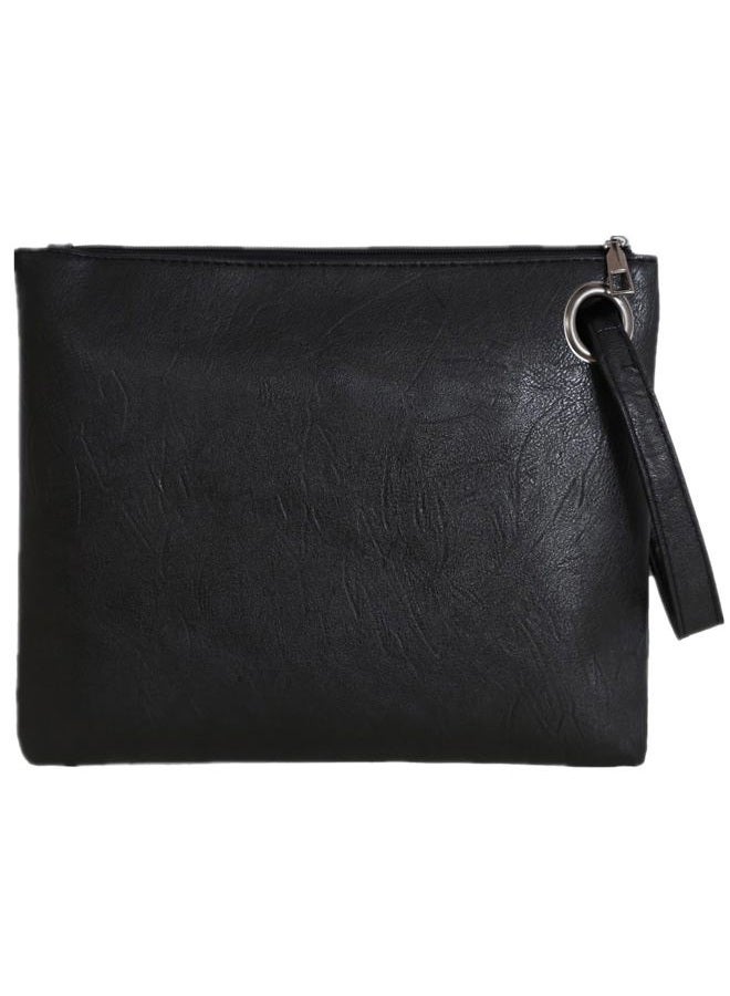 ruizedidi Clutch Purses for Women Evening Bag Women's Handbags Purse Trendy Designer Wedding Pu Leather Wristlet Black, Patchwork Patterns, 13*9.5 inches - Image 1