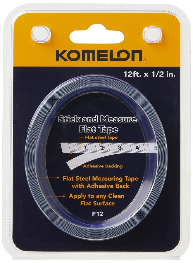 Komelon F12 12-Foot Stick and Measure Flat Tape Measure - Image 2