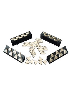 Goliath Pressman Tri-Ominos - Deluxe Edition Triangular Tiles with Brass Spinners, 5"  - Image 2