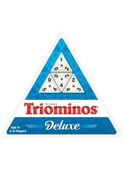 Goliath Pressman Tri-Ominos - Deluxe Edition Triangular Tiles with Brass Spinners, 5"  - Image 1