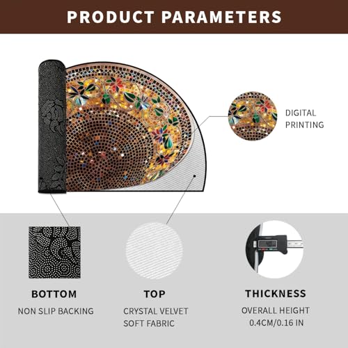 SHOPVILLA Welcome Door Mat/Floor Mats | Super Anti Skid Super Absorbent Karpet Mats | Rugs for Home Kitchen Office | Polyester Door Mats for Home/Bathroom/Bedroom/Kitchen/Floor Mat -40x60cm - Image 3