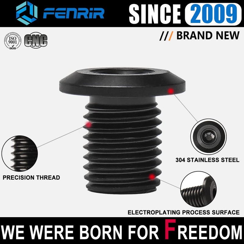 FENRIR Motorcycle mirror Hole Plug 304 Stainless steel Compatible with M10XP1.25 Vulcan S Z900 Z650 Z500 Z400 Z125 MT03 MT07 MT09 MT10 XSR700 SV650 GSXS750 GSX8S CB750 CB650R CB500F Duke Tuono V7 V9 - Image 3
