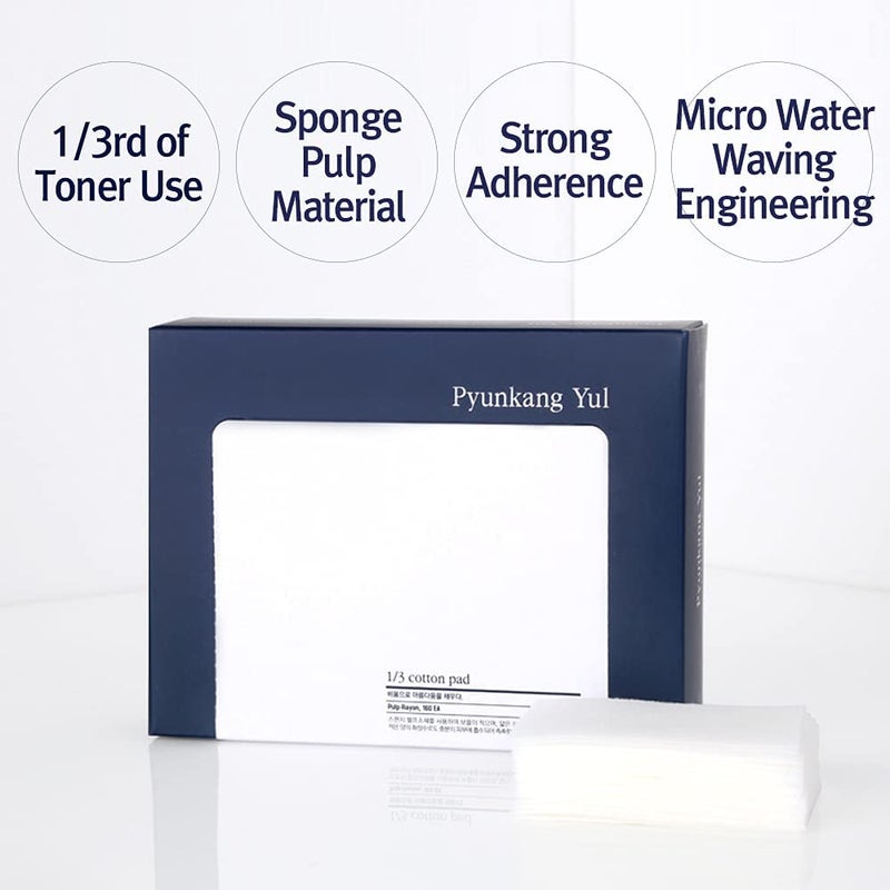 Pyunkang Yul, 1/3 Cotton Pad, 160 Pieces - Image 2