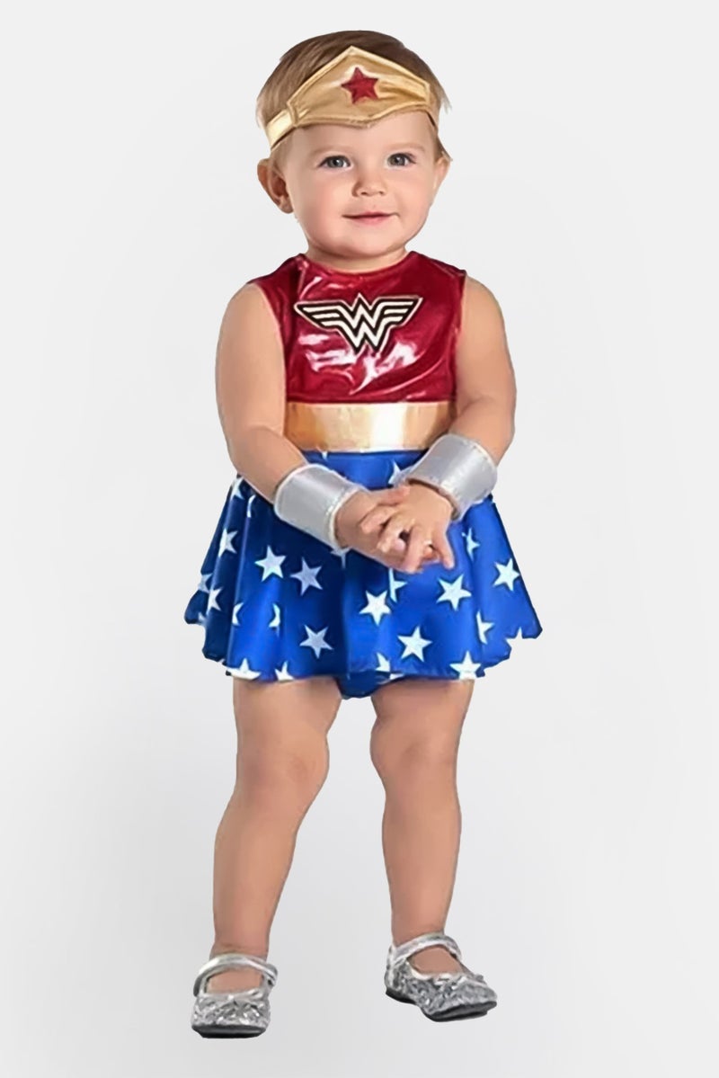 DC Wonder Woman Costume, Multicolor - Image 1