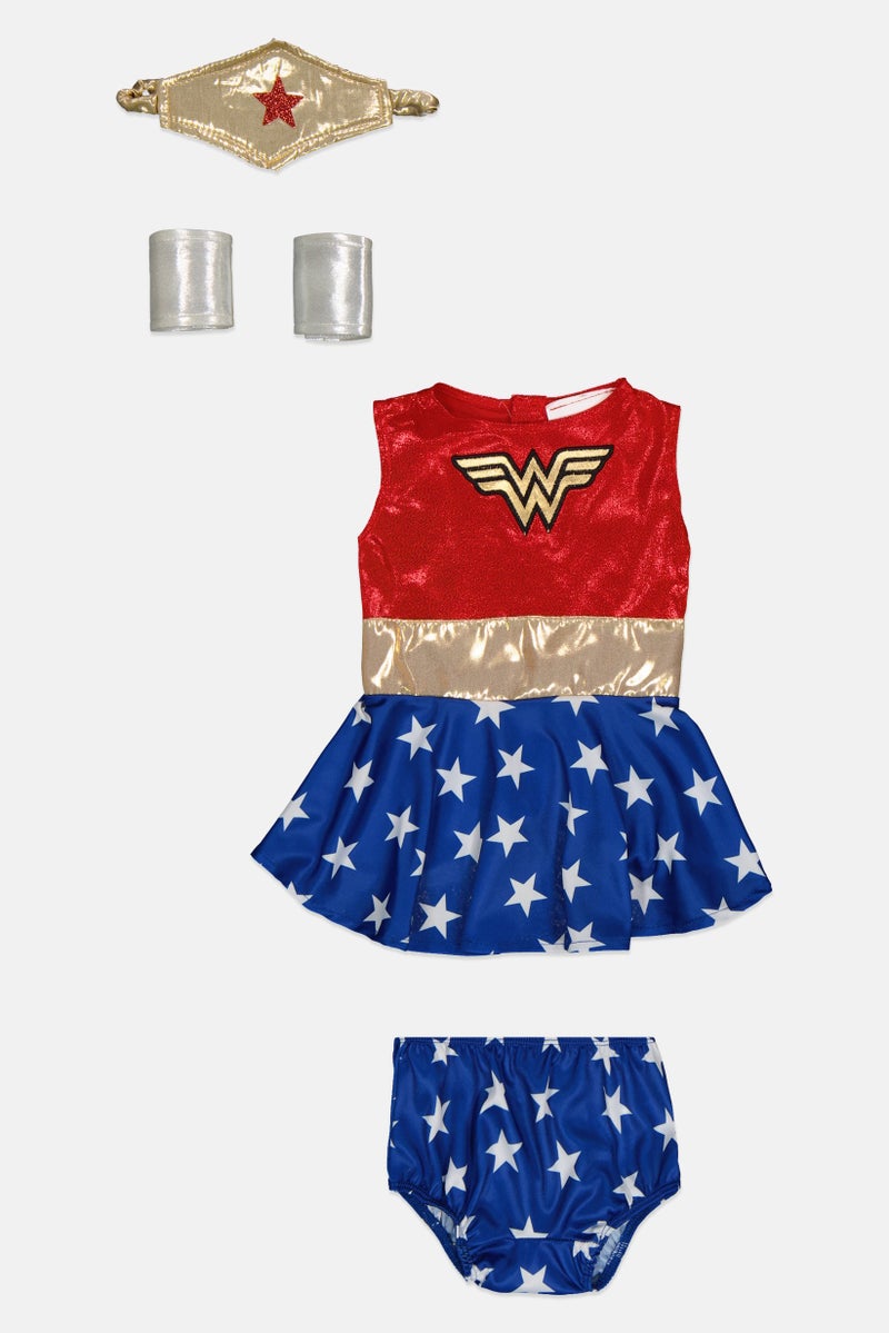 DC Wonder Woman Costume, Multicolor - Image 3